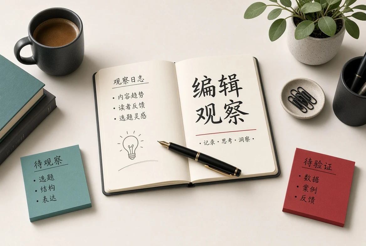 编辑阅读与观点讨论配图
